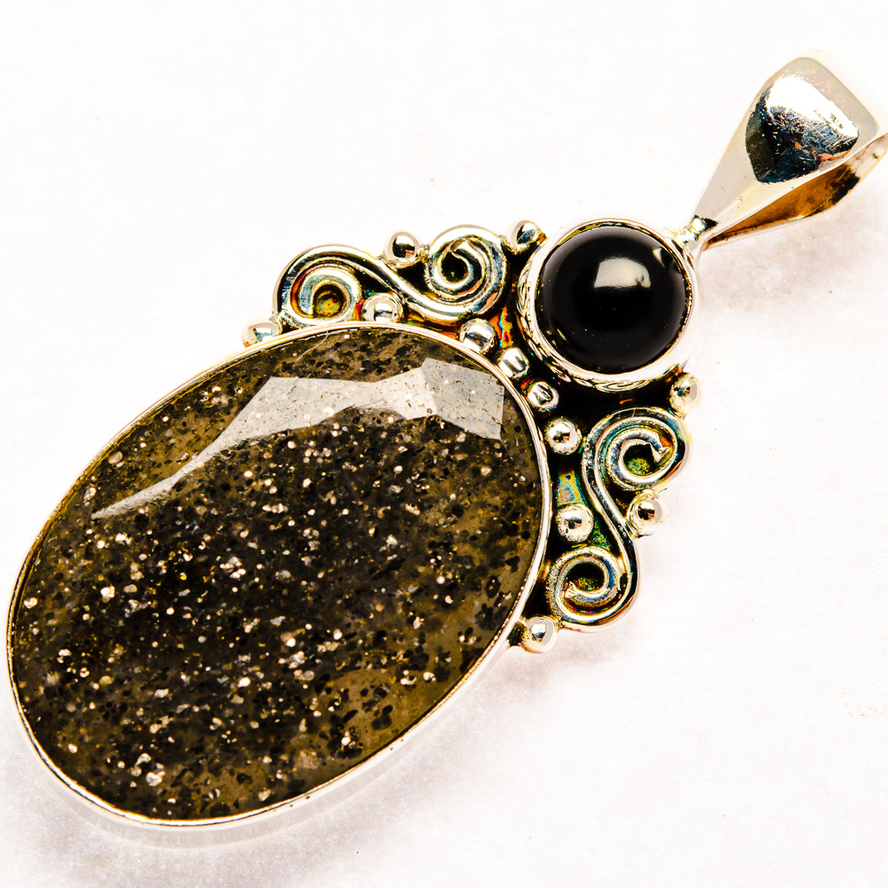 Lepidocrocite Quartz Pendants handcrafted by Ana Silver Co - PD28786 - Photo 2