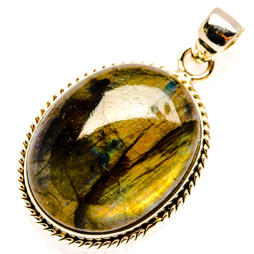 Labradorite Pendants handcrafted by Ana Silver Co - PD28806 - Photo 2