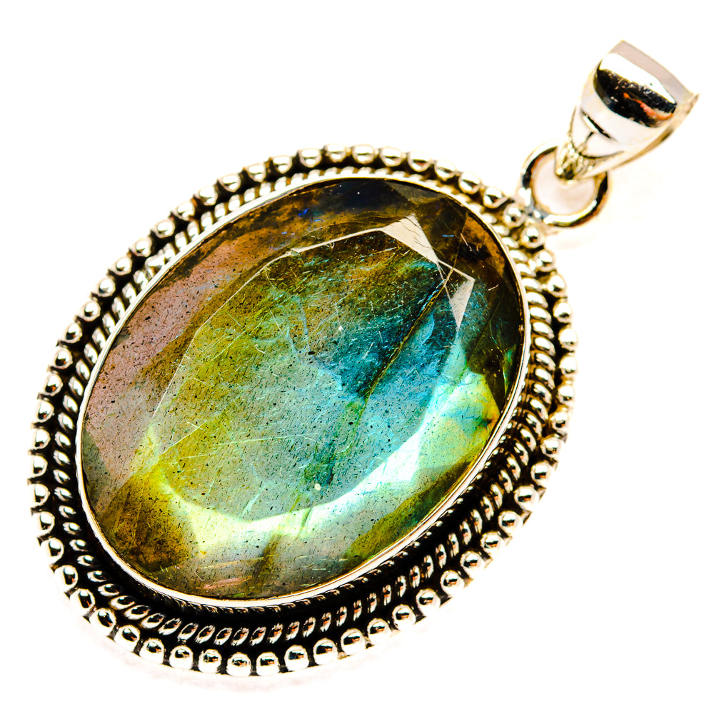 Labradorite Pendants handcrafted by Ana Silver Co - PD28807 - Photo 2
