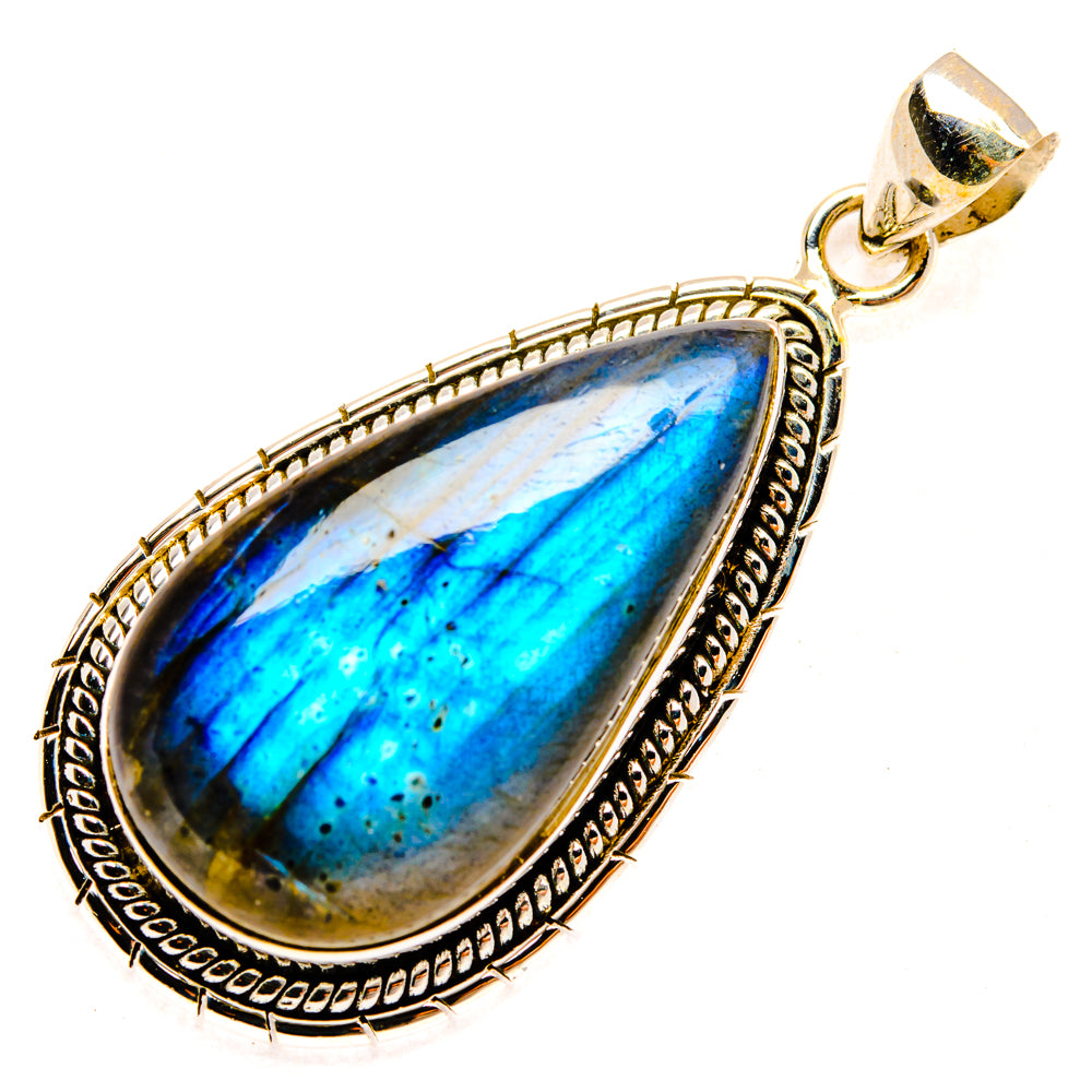 Labradorite Pendants handcrafted by Ana Silver Co - PD28826 - Photo 2