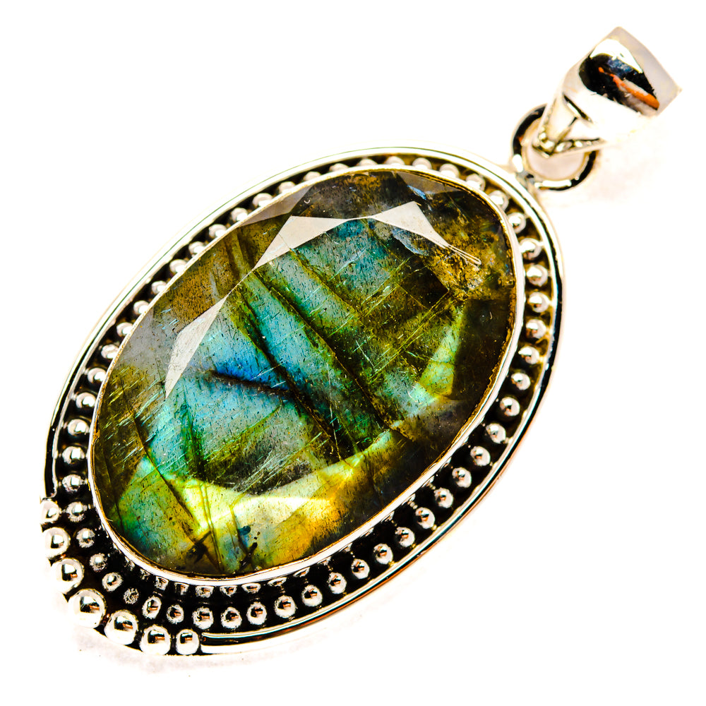 Labradorite Pendants handcrafted by Ana Silver Co - PD28829 - Photo 2