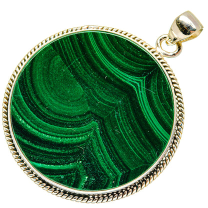 Malachite Pendants handcrafted by Ana Silver Co - PD28832 - Photo 2