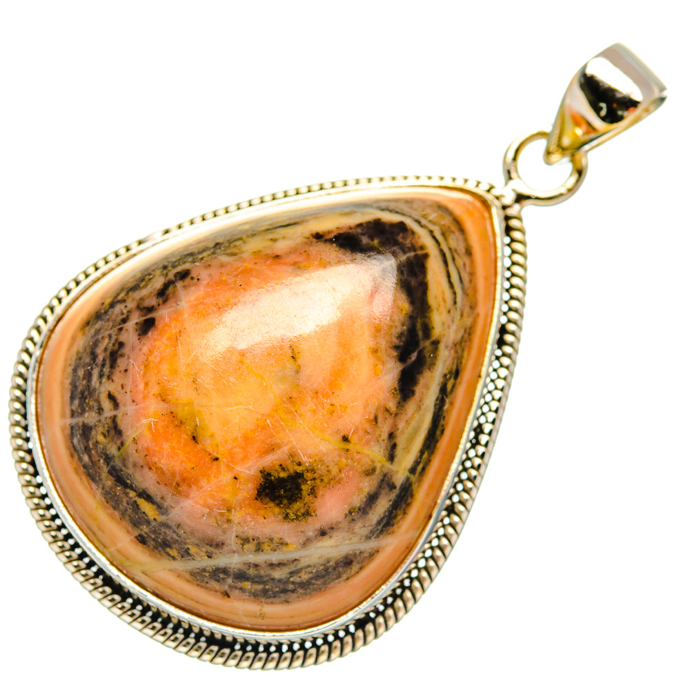 Bumble Bee Jasper Pendants handcrafted by Ana Silver Co - PD28840 - Photo 2