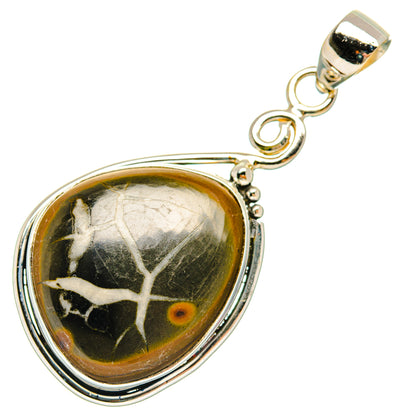 Septarian Geode Pendants handcrafted by Ana Silver Co - PD28850 - Photo 2