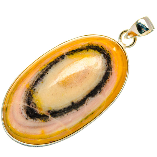 Bumble Bee Jasper Pendants handcrafted by Ana Silver Co - PD28884 - Photo 2