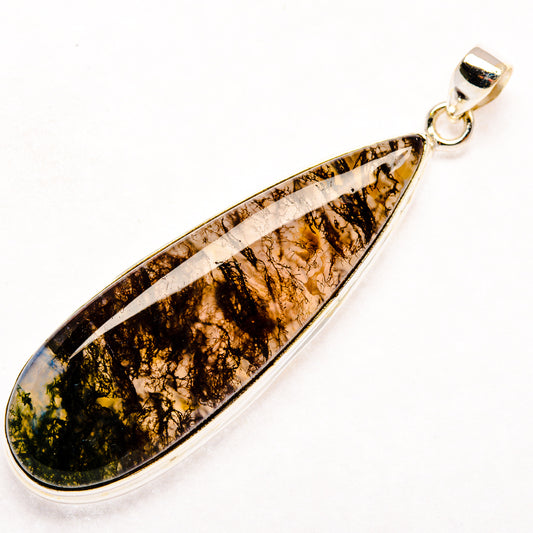 Moss Agate Pendants handcrafted by Ana Silver Co - PD28899 - Photo 2