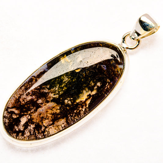 Moss Agate Pendants handcrafted by Ana Silver Co - PD28901 - Photo 2