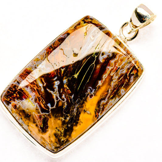 Turkish Tube Agate Pendants handcrafted by Ana Silver Co - PD28906 - Photo 2