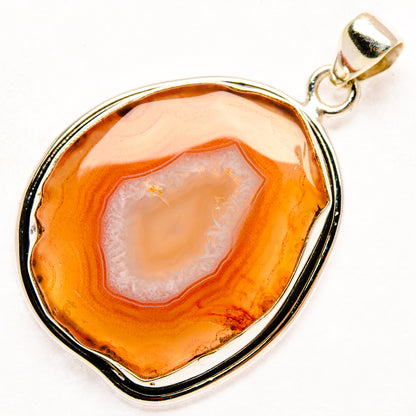 Botswana Agate Pendants handcrafted by Ana Silver Co - PD28911 - Photo 2