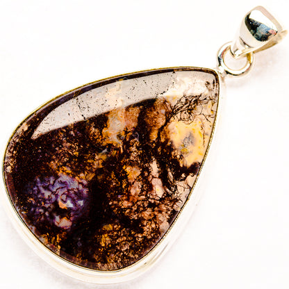 Moss Agate Pendants handcrafted by Ana Silver Co - PD28916 - Photo 2