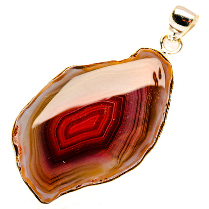 Botswana Agate Pendants handcrafted by Ana Silver Co - PD28937 - Photo 2