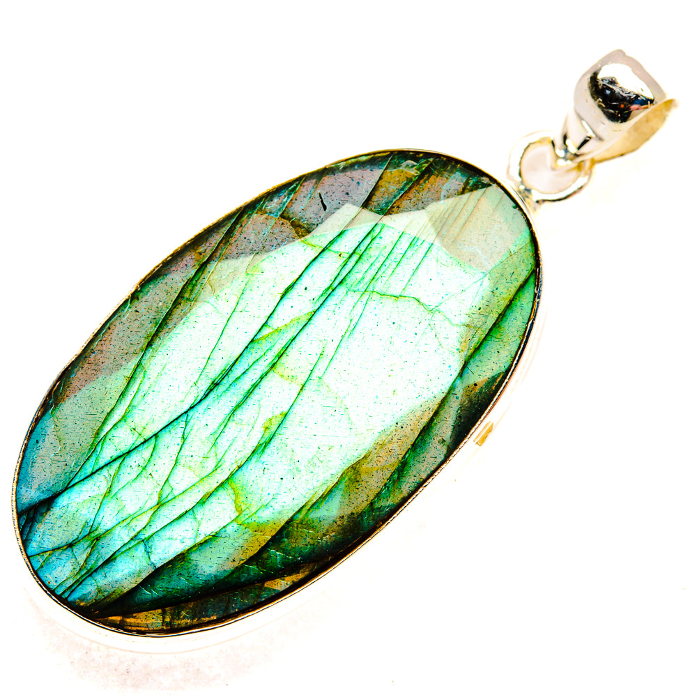 Labradorite Pendants handcrafted by Ana Silver Co - PD28941 - Photo 2