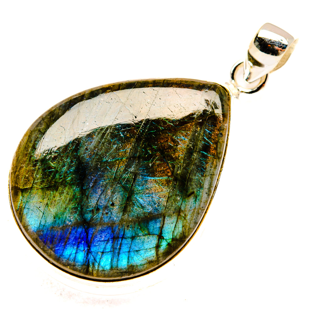 Labradorite Pendants handcrafted by Ana Silver Co - PD28943 - Photo 2