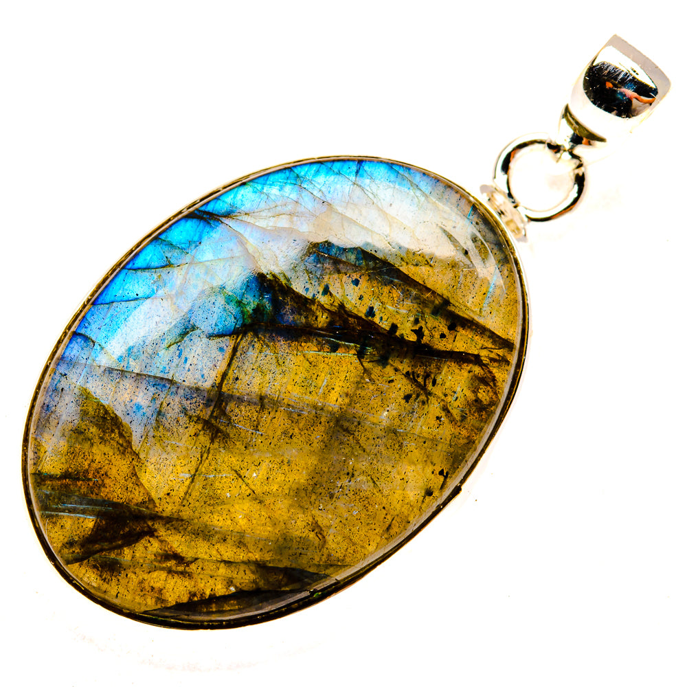 Labradorite Pendants handcrafted by Ana Silver Co - PD28944 - Photo 2