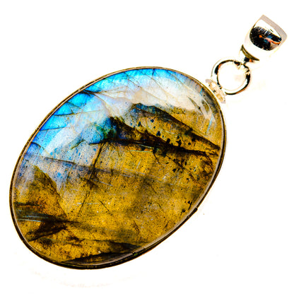 Labradorite Pendants handcrafted by Ana Silver Co - PD28944 - Photo 2