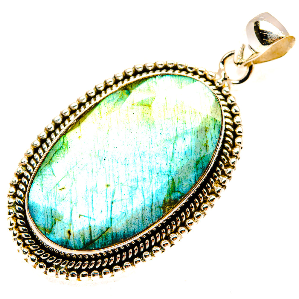 Labradorite Pendants handcrafted by Ana Silver Co - PD28946 - Photo 2