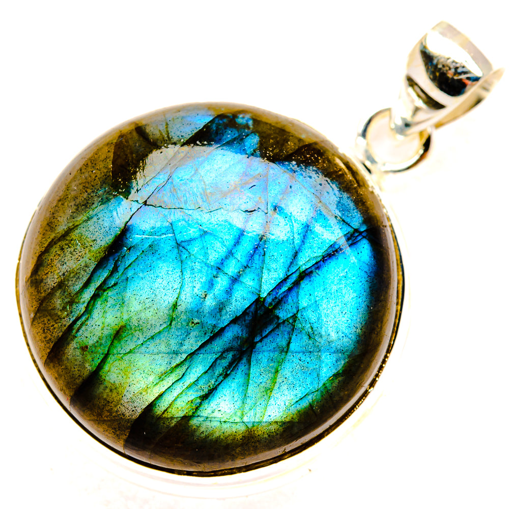 Labradorite Pendants handcrafted by Ana Silver Co - PD28947 - Photo 2