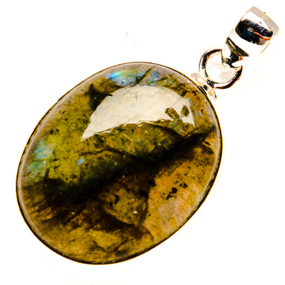 Labradorite Pendants handcrafted by Ana Silver Co - PD28948 - Photo 2