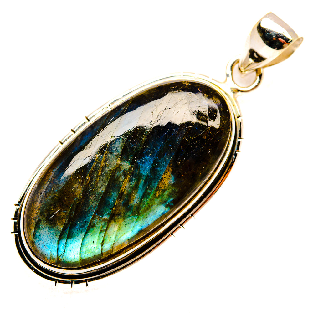 Labradorite Pendants handcrafted by Ana Silver Co - PD28952 - Photo 2