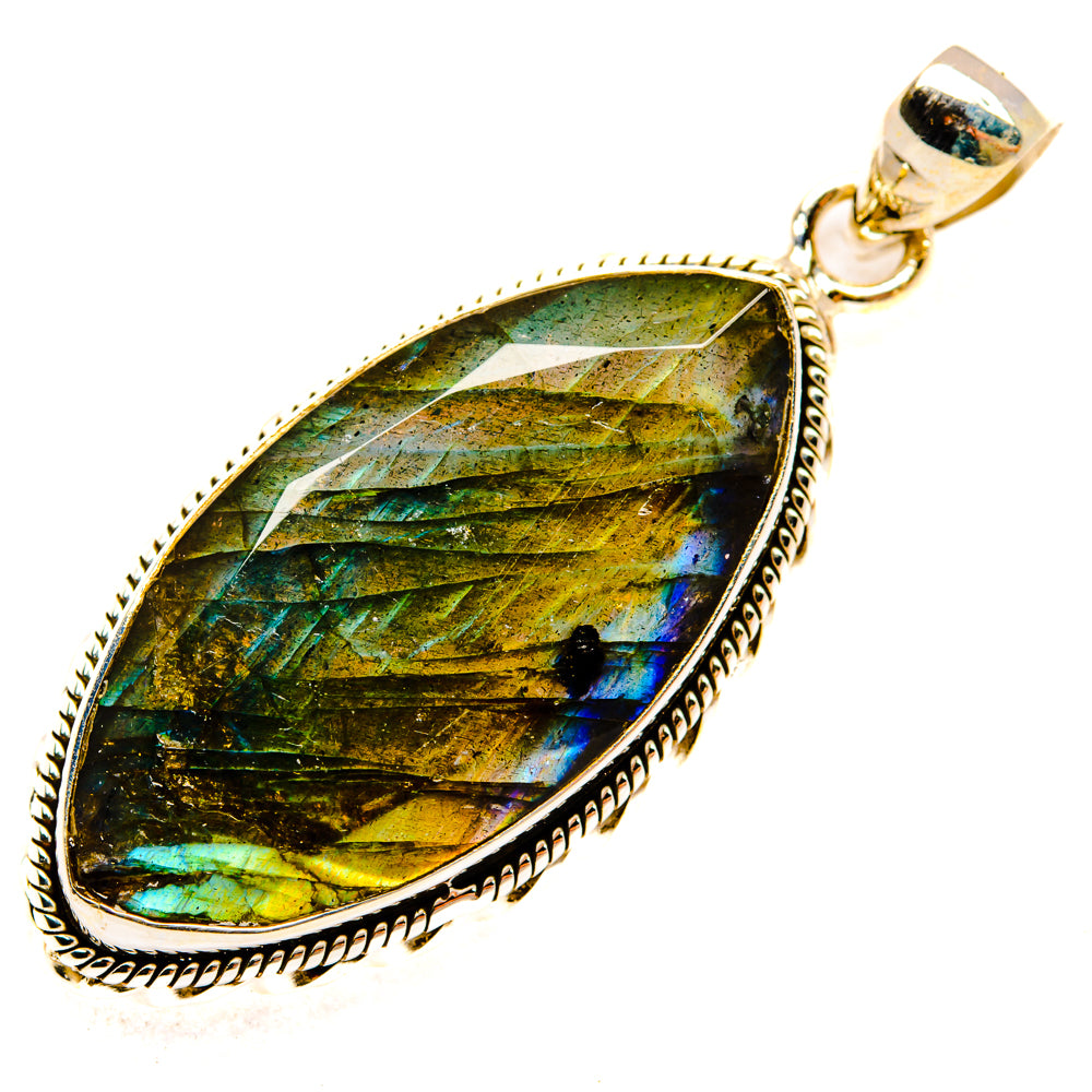 Labradorite Pendants handcrafted by Ana Silver Co - PD28953 - Photo 2