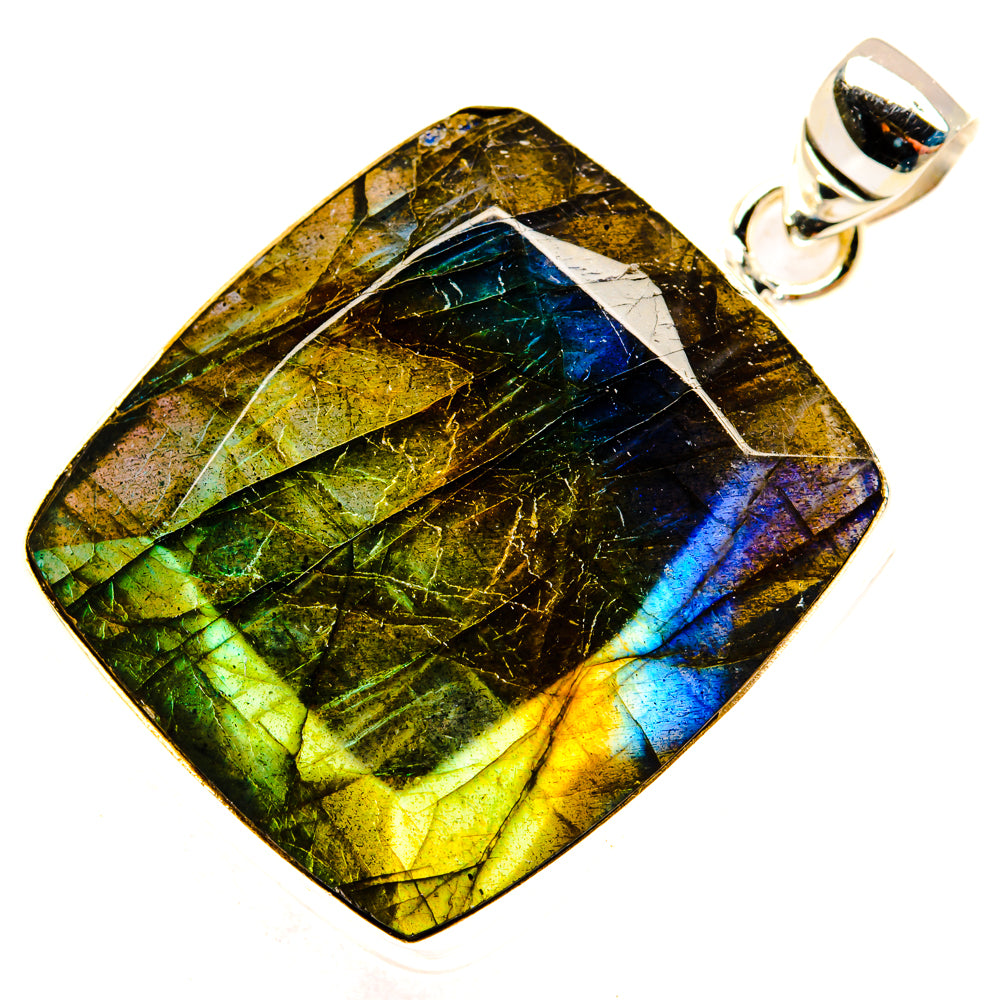 Labradorite Pendants handcrafted by Ana Silver Co - PD28954 - Photo 2