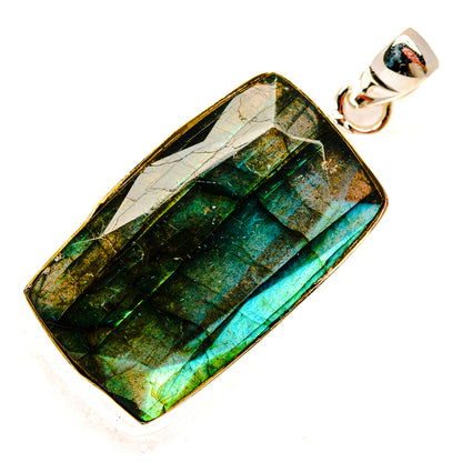 Labradorite Pendants handcrafted by Ana Silver Co - PD28955 - Photo 2