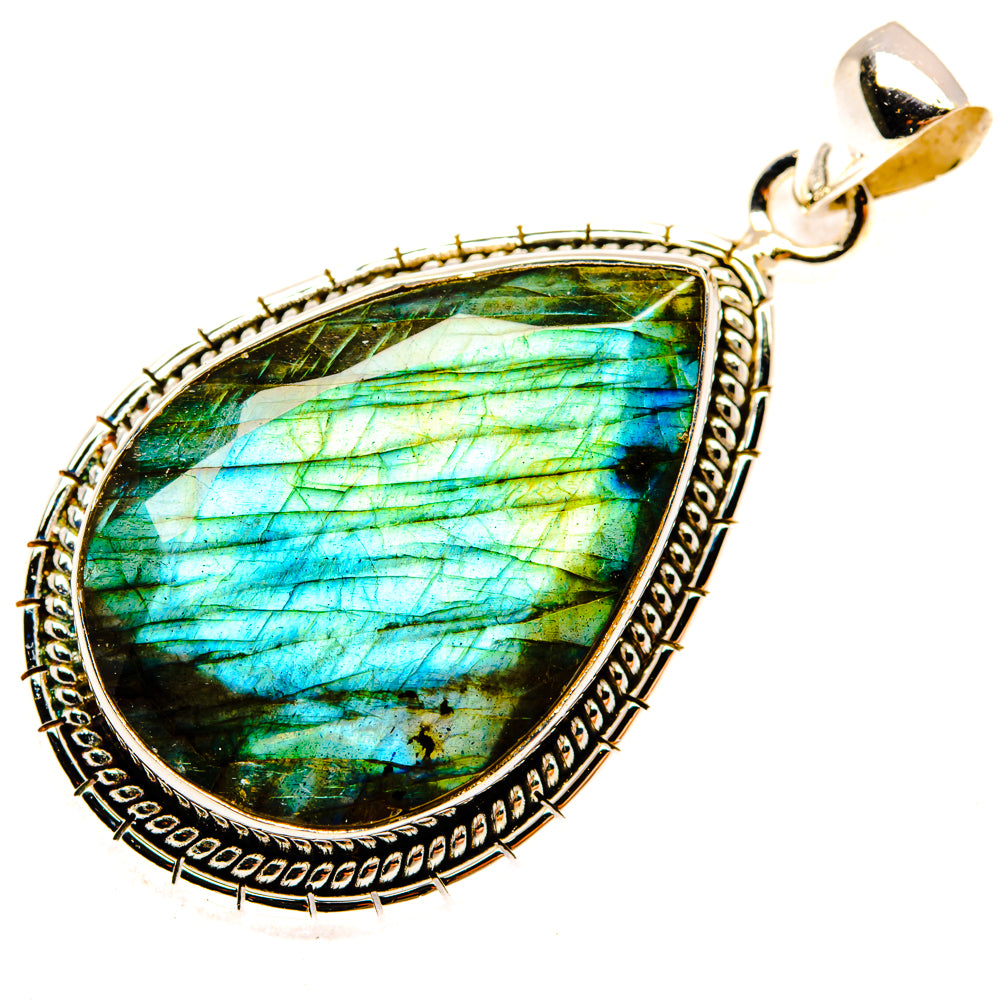 Labradorite Pendants handcrafted by Ana Silver Co - PD28956 - Photo 2