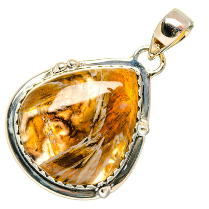 Turkish Tube Agate Pendants handcrafted by Ana Silver Co - PD29007 - Photo 2