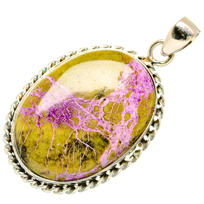 Stichtite Pendants handcrafted by Ana Silver Co - PD29032 - Photo 2