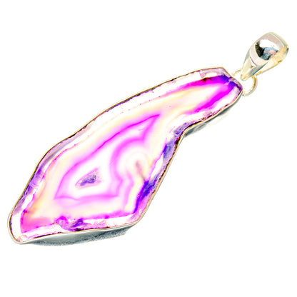 Purple Geode Slice Pendants handcrafted by Ana Silver Co - PD29055 - Photo 2