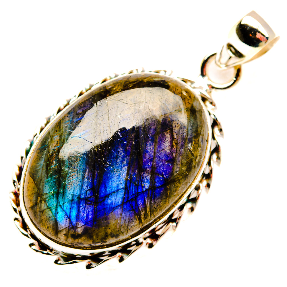 Labradorite Pendants handcrafted by Ana Silver Co - PD29086 - Photo 2