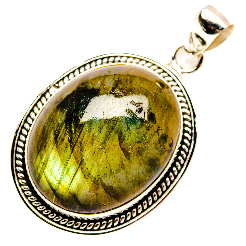 Labradorite Pendants handcrafted by Ana Silver Co - PD29090 - Photo 2
