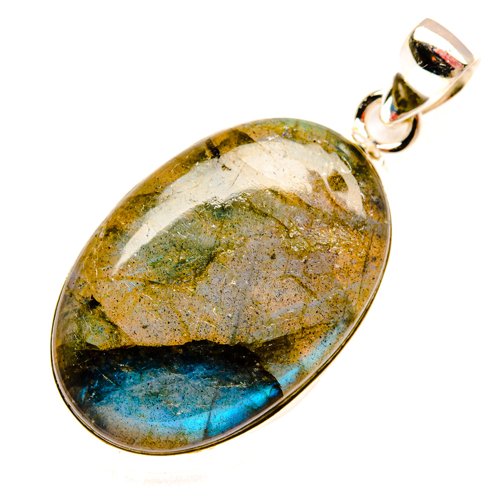Labradorite Pendants handcrafted by Ana Silver Co - PD29092 - Photo 2