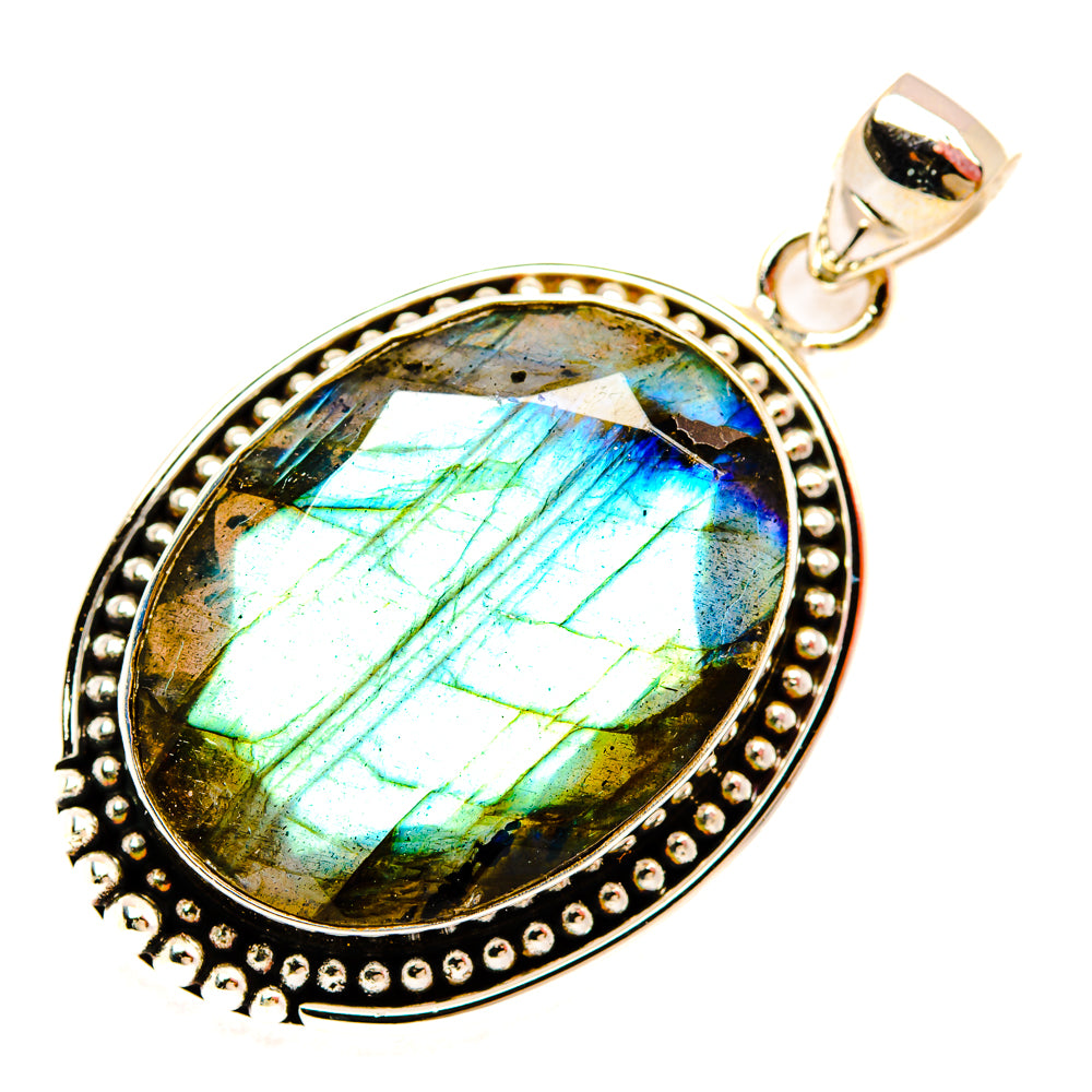 Labradorite Pendants handcrafted by Ana Silver Co - PD29101 - Photo 2