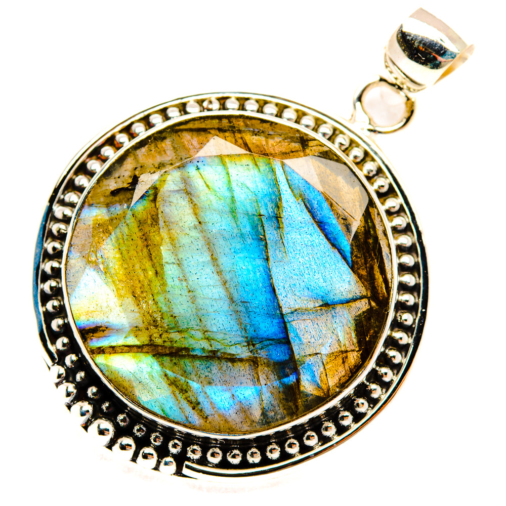 Labradorite Pendants handcrafted by Ana Silver Co - PD29103 - Photo 2
