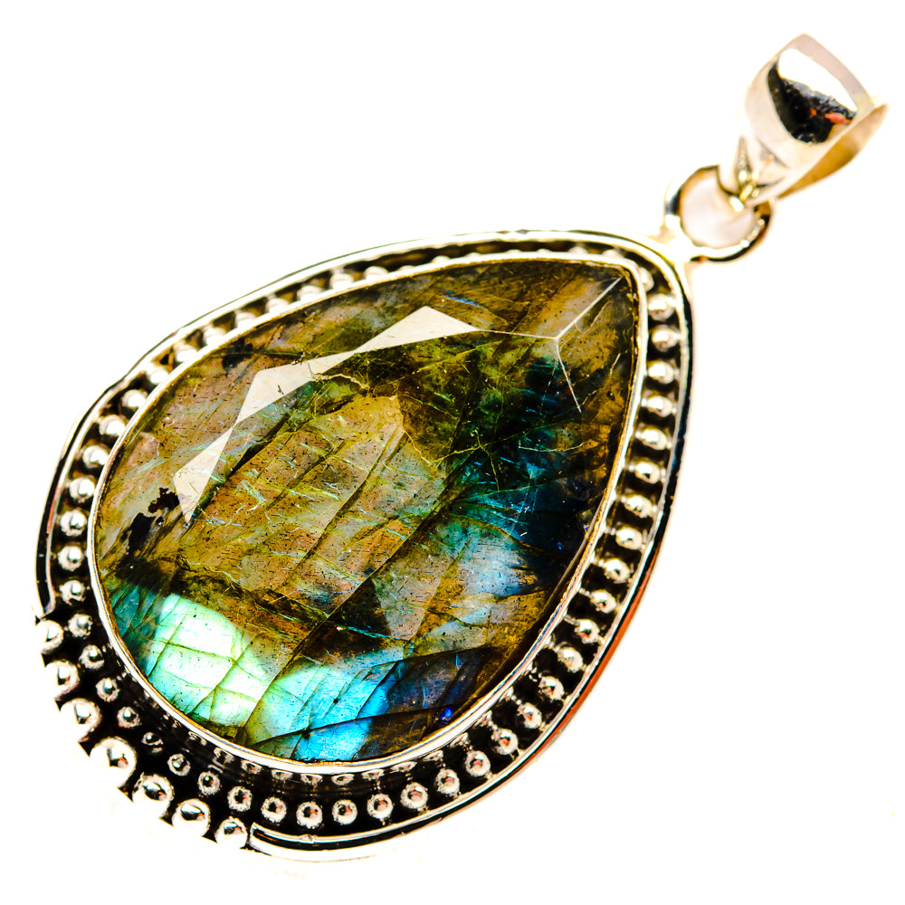 Labradorite Pendants handcrafted by Ana Silver Co - PD29115 - Photo 2