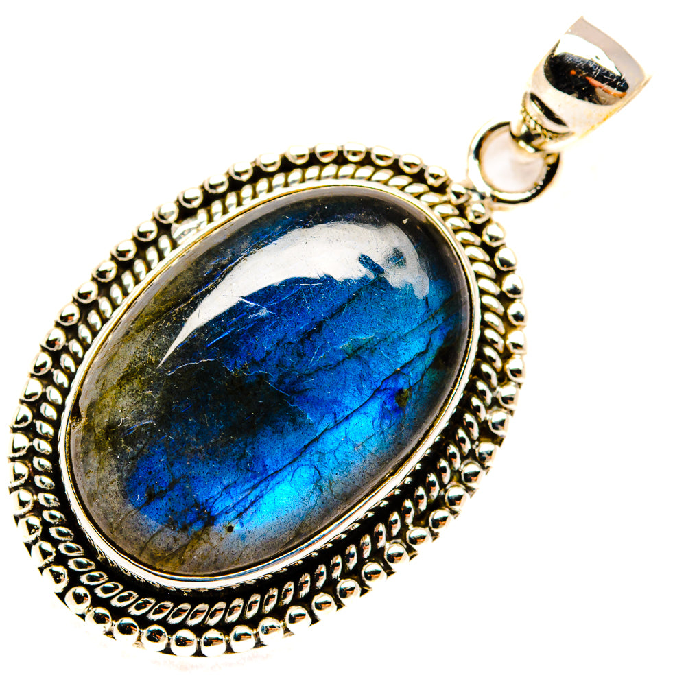 Labradorite Pendants handcrafted by Ana Silver Co - PD29116 - Photo 2