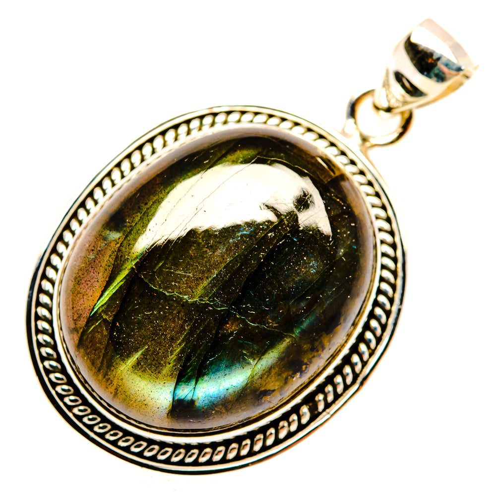 Labradorite Pendants handcrafted by Ana Silver Co - PD29121 - Photo 2