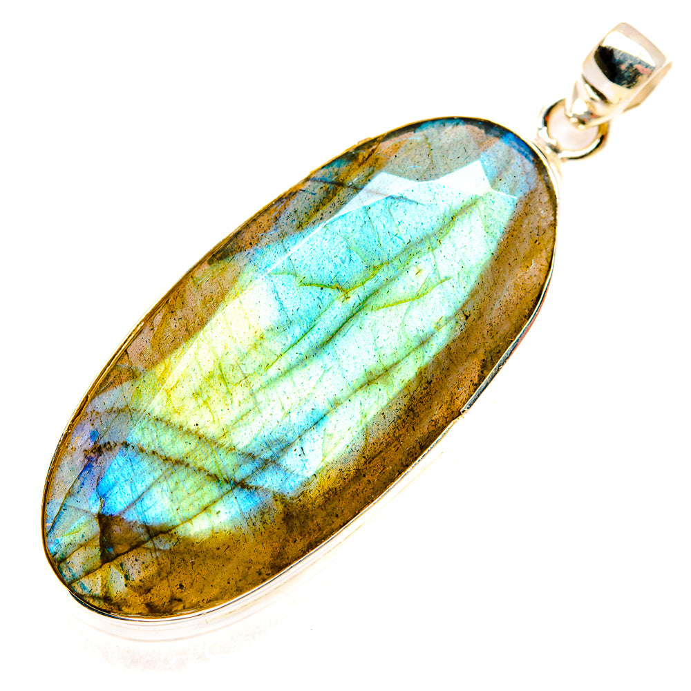 Labradorite Pendants handcrafted by Ana Silver Co - PD29128 - Photo 2