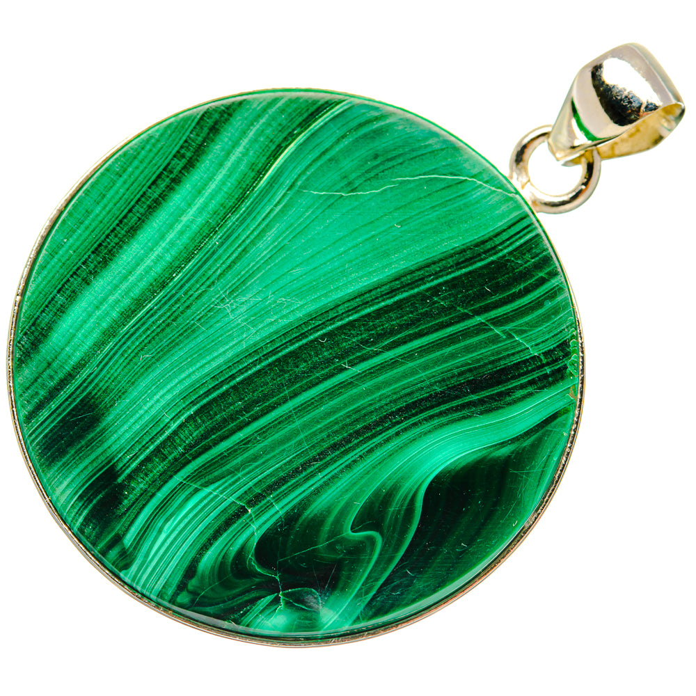 Malachite Pendants handcrafted by Ana Silver Co - PD29138 - Photo 2