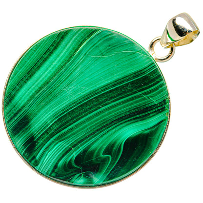 Malachite Pendants handcrafted by Ana Silver Co - PD29138 - Photo 2
