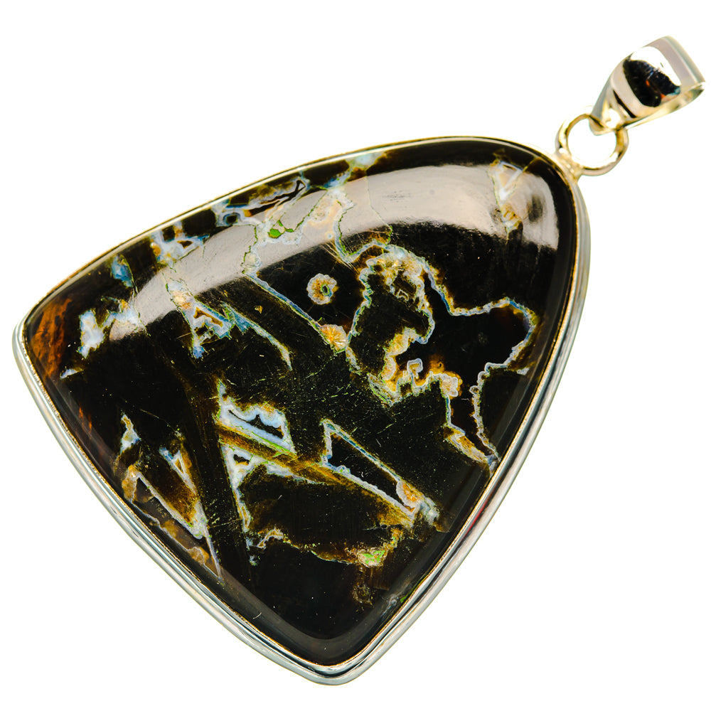 Turkish Tube Agate Pendants handcrafted by Ana Silver Co - PD29143 - Photo 2