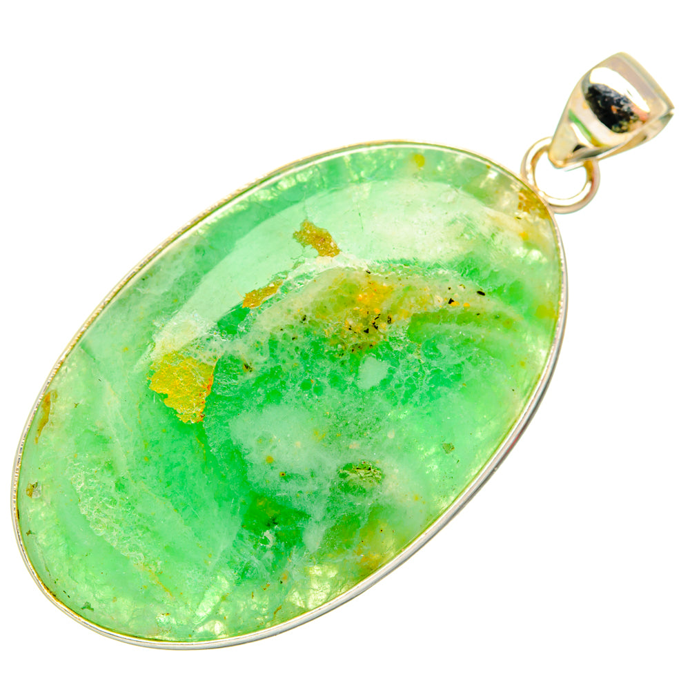 Peruvian Opal Pendants handcrafted by Ana Silver Co - PD29148 - Photo 2