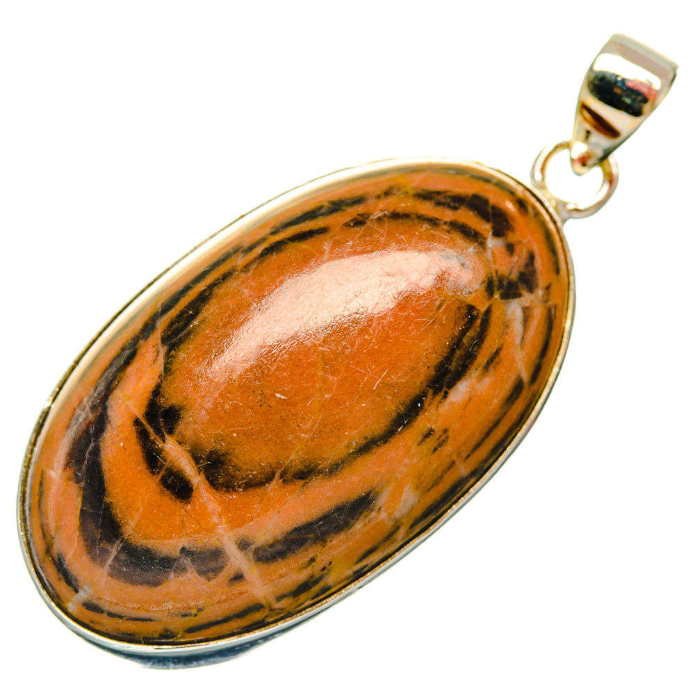 Bumble Bee Jasper Pendants handcrafted by Ana Silver Co - PD29155 - Photo 2