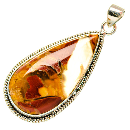Butterfly Jasper Pendants handcrafted by Ana Silver Co - PD29158 - Photo 2