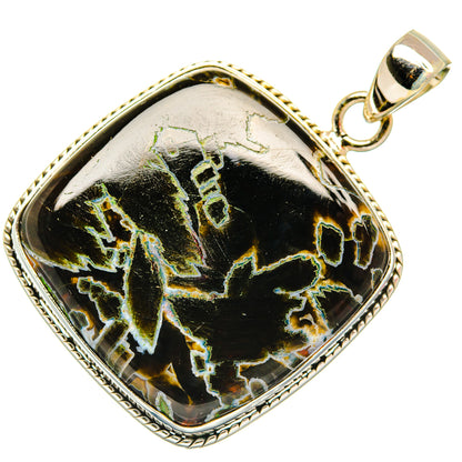 Turkish Tube Agate Pendants handcrafted by Ana Silver Co - PD29160 - Photo 2