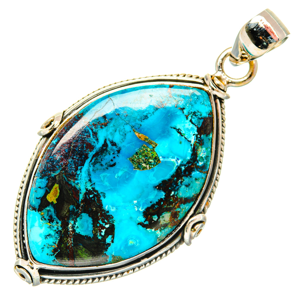 Shattuckite Pendants handcrafted by Ana Silver Co - PD29163 - Photo 2