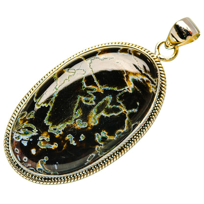 Turkish Tube Agate Pendants handcrafted by Ana Silver Co - PD29183 - Photo 2