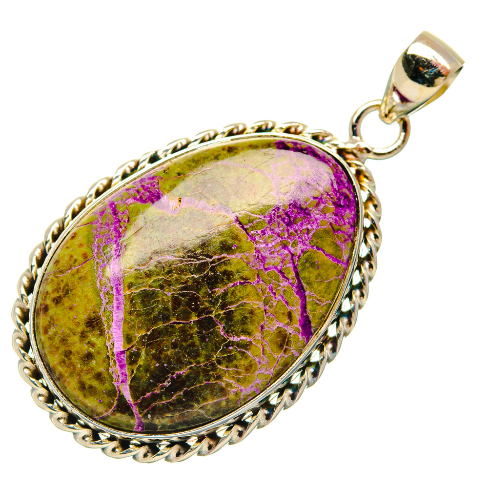 Stichtite Pendants handcrafted by Ana Silver Co - PD29231 - Photo 2