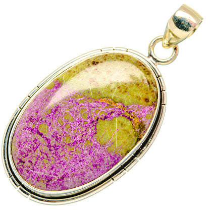 Stichtite Pendants handcrafted by Ana Silver Co - PD29232 - Photo 2